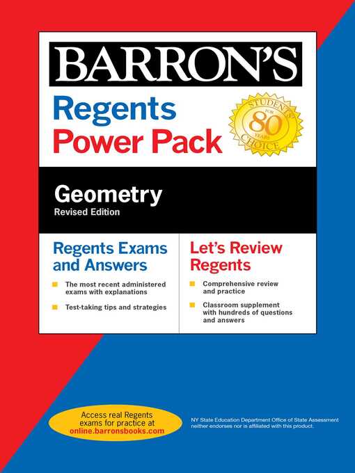 Title details for Regents Geometry Power Pack Revised Edition by Andre, Ph.D. Castagna - Wait list